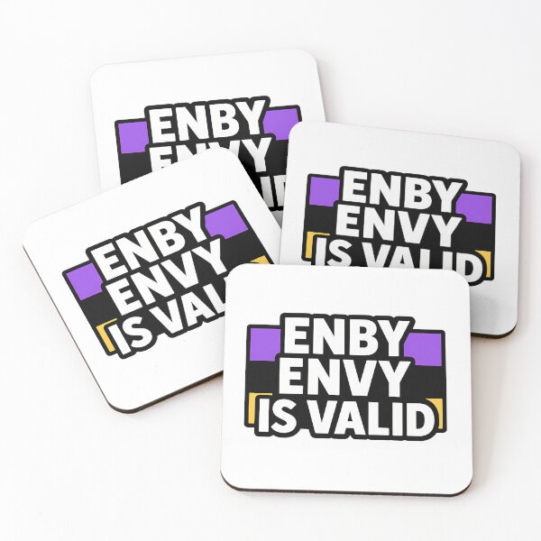 Item preview, Enby Envy Is Valid – Bold Pride Typography designed and sold by Haus Of Sin.