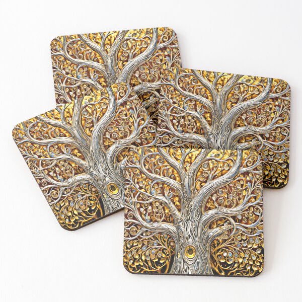 Item preview, Golden Serenity Tree designed and sold by OvidiumArt.