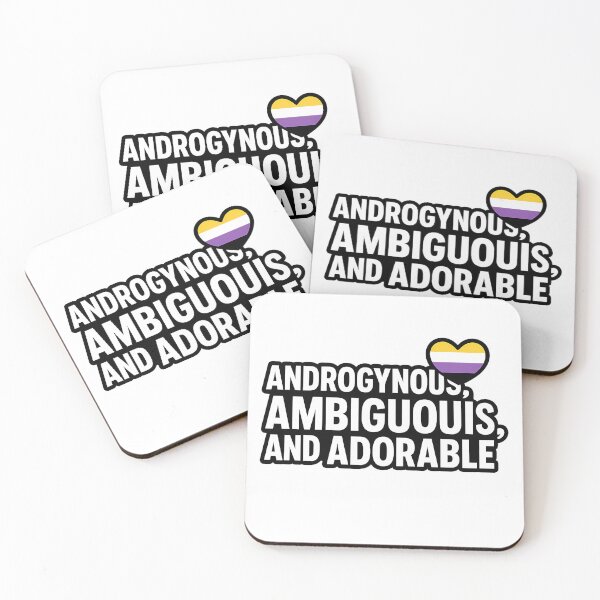 Item preview, Androgynous, Ambiguous, and Adorable – Bold Pride Text designed and sold by Haus Of Sin.
