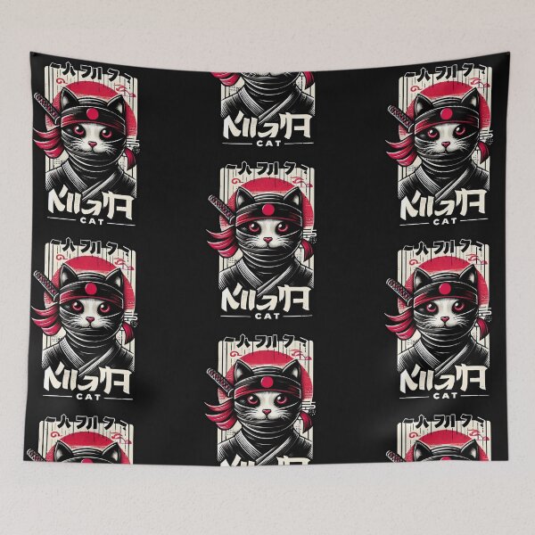 Item preview, Feline Samurai designed and sold by alexMTX.