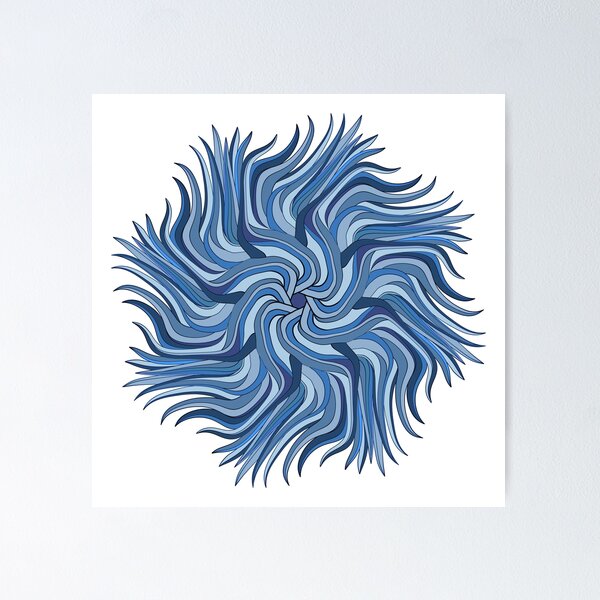 Item preview, Spiral swirl mandala   designed and sold by DaveDanchuk.