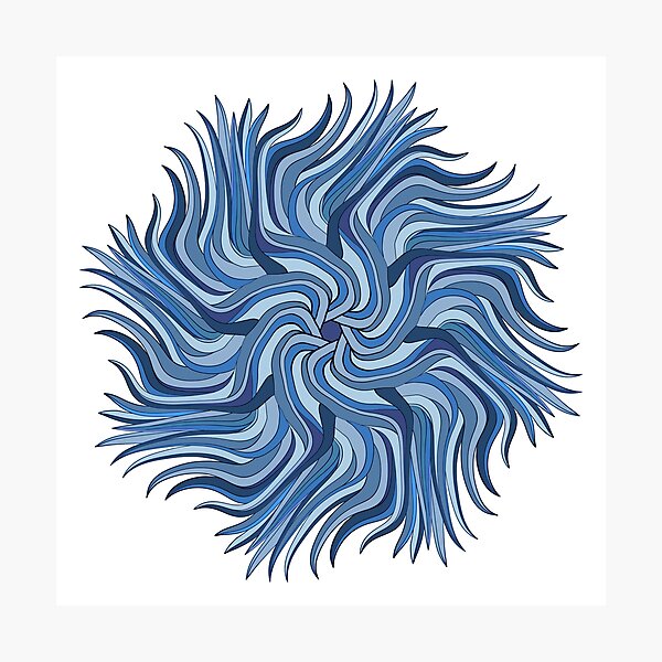 Item preview, Spiral swirl mandala   designed and sold by DaveDanchuk.