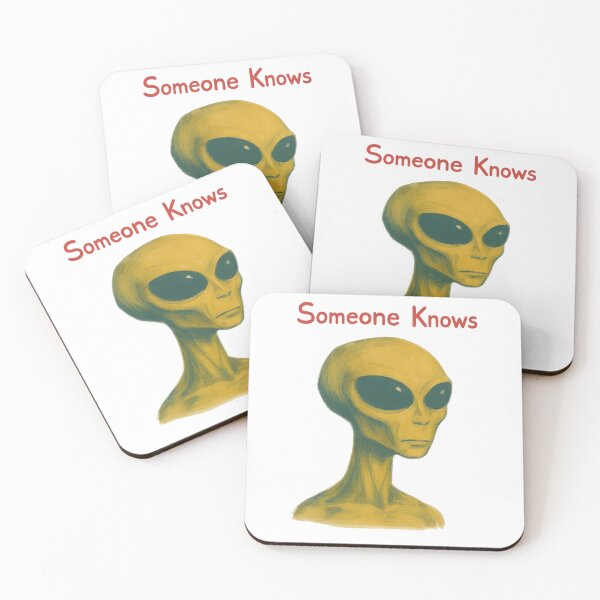 Item preview, Someone Knows Alien T-Shirt – Mysterious Yellow Figure Fan Design (2024 Sci-Fi Inspired) designed and sold by damiang.