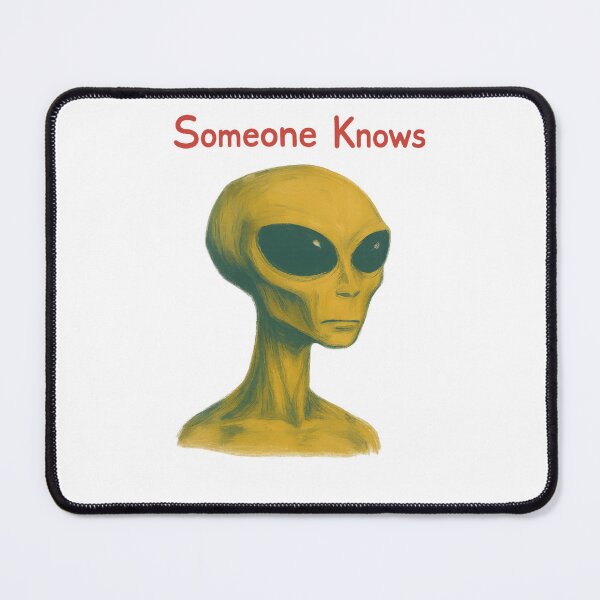Item preview, Someone Knows Alien T-Shirt – Mysterious Yellow Figure Fan Design (2024 Sci-Fi Inspired) designed and sold by damiang.