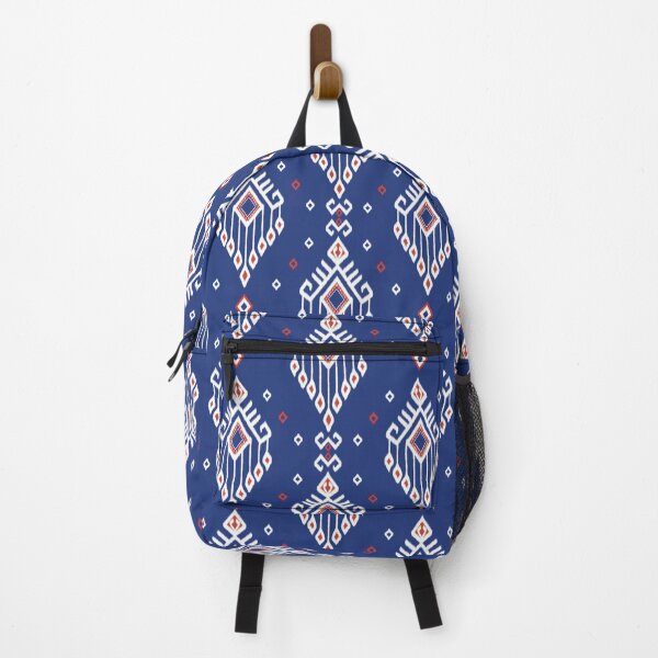 Item preview, Blue and White Geometric Ethnic Pattern designed and sold by Design2delight.
