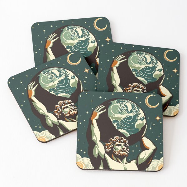 Item preview, Heracles Holding Up the Sky designed and sold by Ghost on Toast.