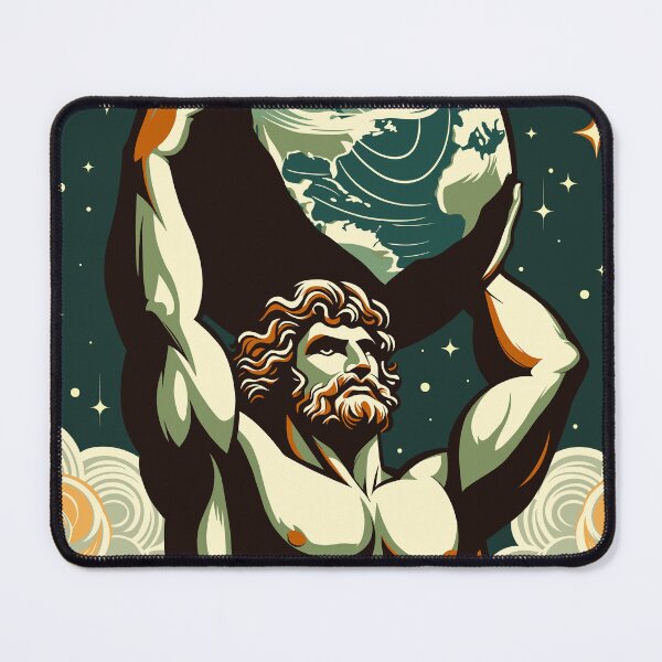 Item preview, Heracles Holding Up the Sky designed and sold by Ghost on Toast.