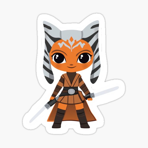 Item preview, Chibi Ahsoka Tano designed and sold by Tiny Rebel Art.