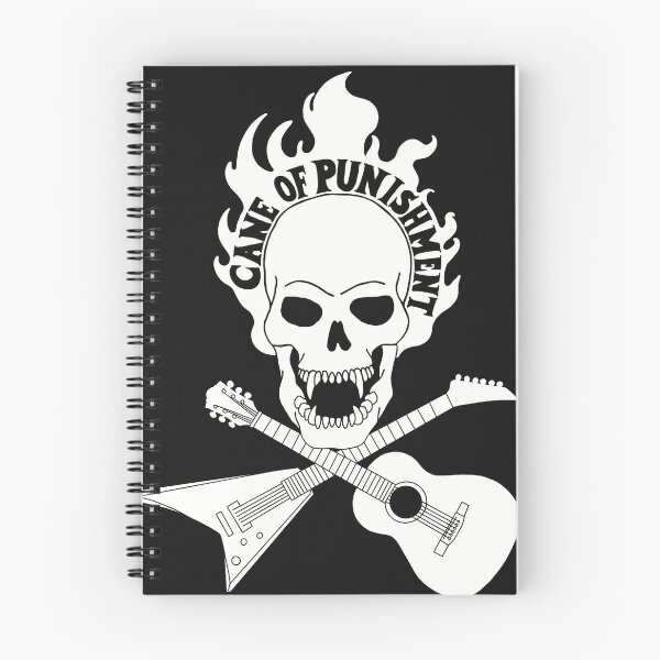 Item preview, CANE OF PUNISHMENT SKULL & GUITARS (FOR DARK T SHIRTS) designed and sold by hobocyclist.