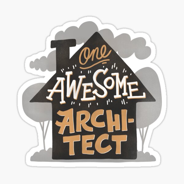 Item preview, One Awesome Architect architect gift designed and sold by Sociojunkie.