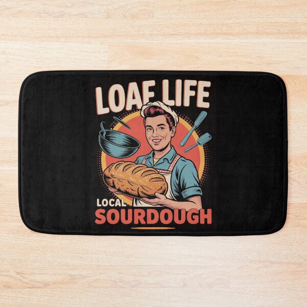 Item preview, Loaf Life Local Sourdough Retro Baker designed and sold by Taans-Creation.