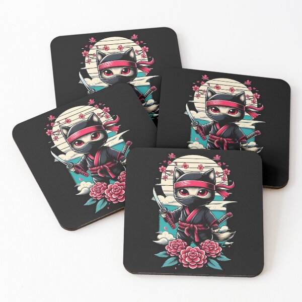 Item preview, Flower Ninja Cat designed and sold by alexMTX.