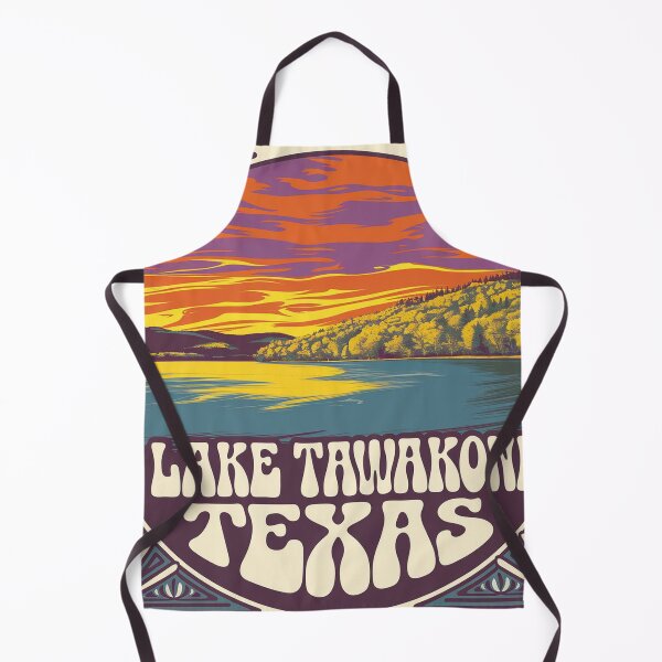 Artikelvorschau, Lake Tawakoni – Psychedelischer Sonnenuntergang im Stil der 70er entworfen und verkauft von FireMesa.