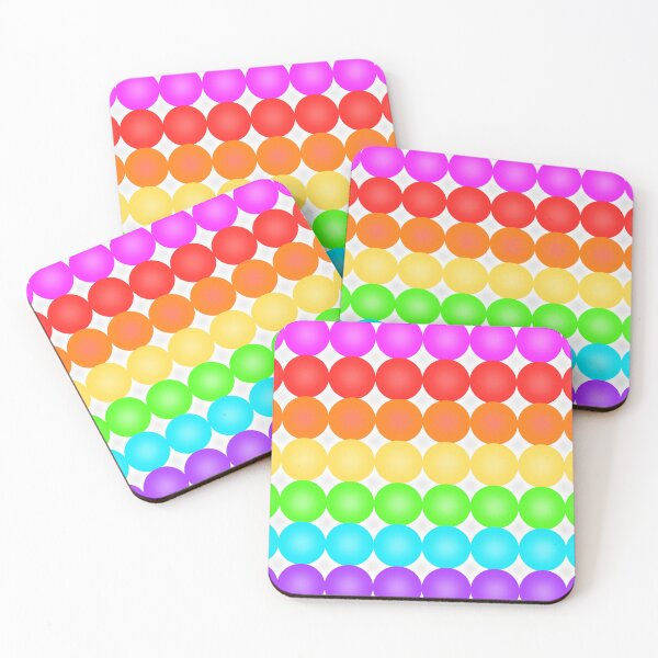 Item preview, Rainbow Circles with Clear Background designed and sold by Alexis Designs.