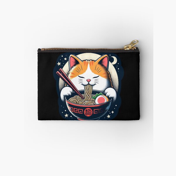 Item preview, Cat Eating Ramen designed and sold by alexMTX.