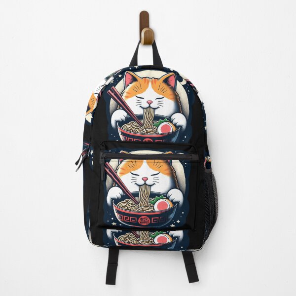 Item preview, Cat Eating Ramen designed and sold by alexMTX.