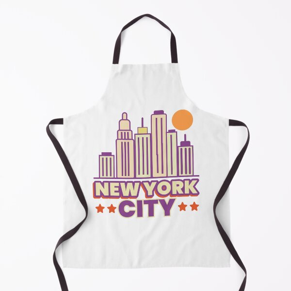 Item preview, New York City - Retro NYC Skyline Bold Colors Urban Vibes designed and sold by Sunserize Designs.