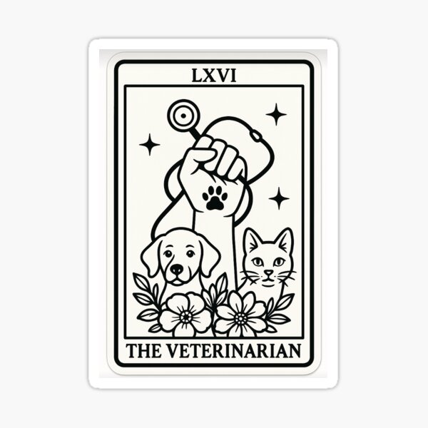 Item preview, The Veterinarian Tarot  designed and sold by Megan Burke.