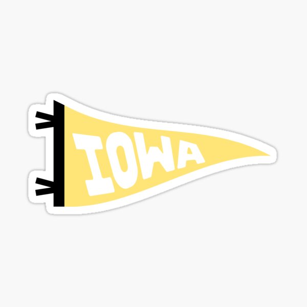 Item preview, University of Iowa Pennant Flag designed and sold by kmosierr.