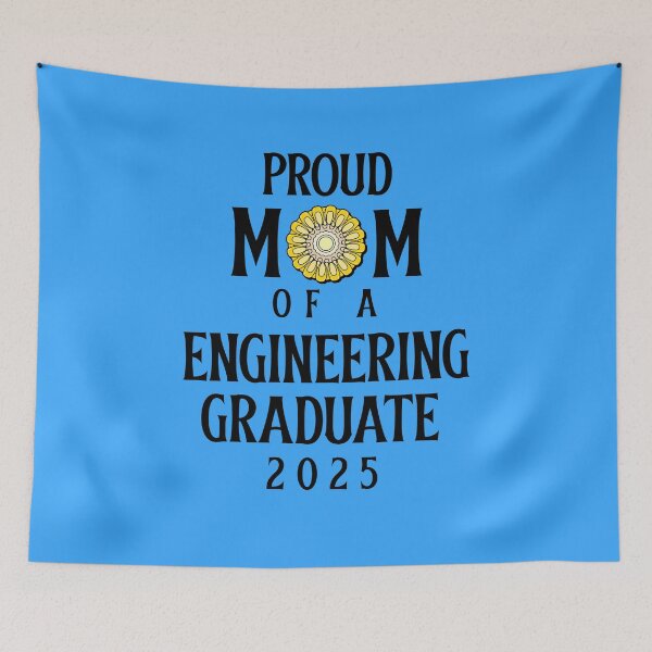 Item preview, Proud Mom of Engineering Graduate 2025 designed and sold by 87-Aesthetics.