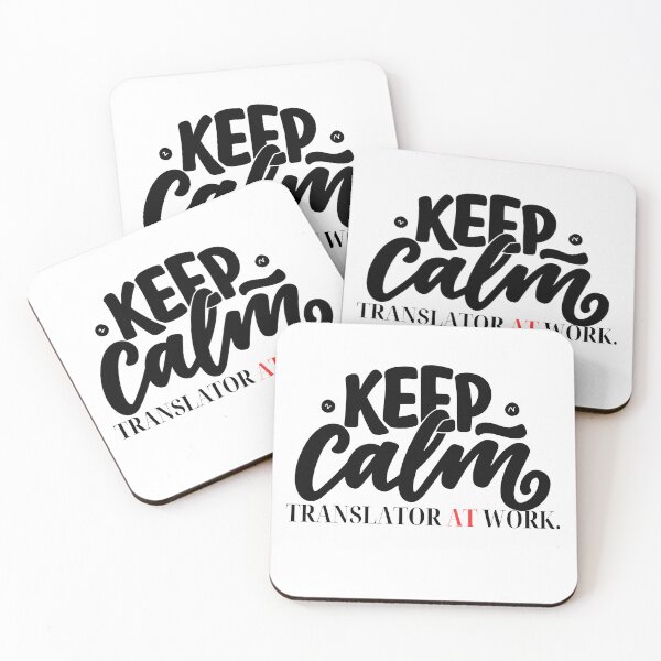 Item preview, Keep Calm Translator at work designed and sold by Oreo2020 Creations.