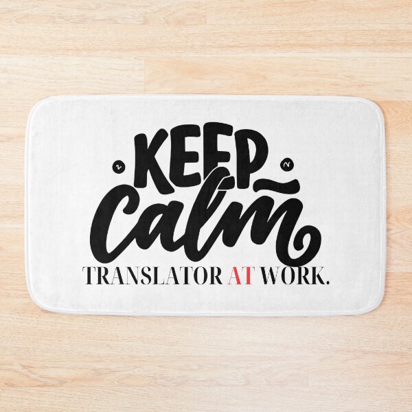 Item preview, Keep Calm Translator at work designed and sold by Oreo2020 Creations.