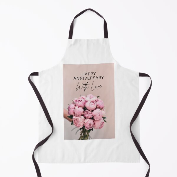 Item preview, HAPPY ANNIVERSARY CARD, FLORAL, PINK ROSES, BOUQUET designed and sold by AASparksDesigns.