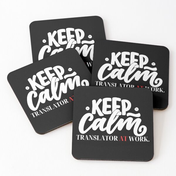 Item preview, Keep Calm Translator at work designed and sold by Oreo2020 Creations.