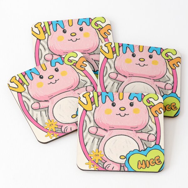 Item preview, Cute Pink Kawaii Bear - Art Work Qtea designed and sold by Quanietran.