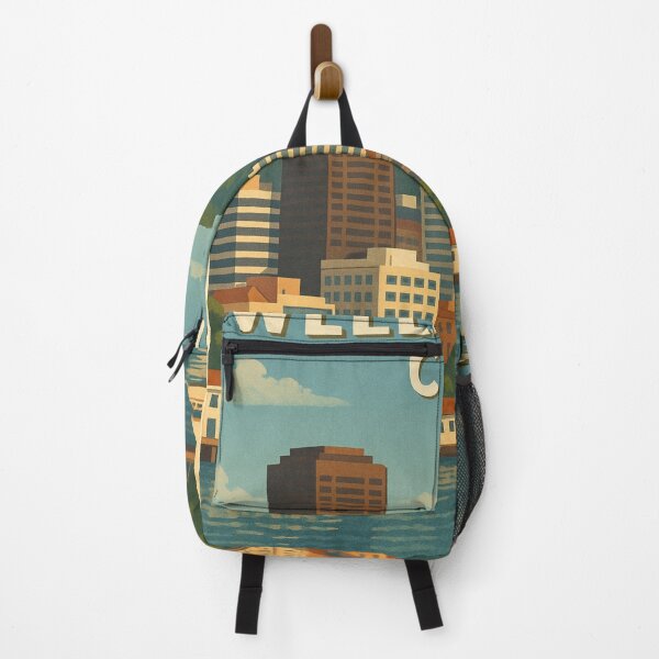 Item preview, Wellington Waterfront Skyline with Sailboat designed and sold by Aryabek.
