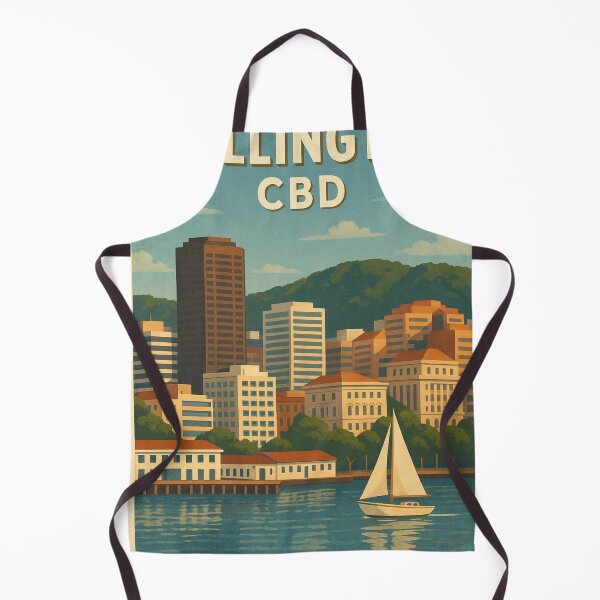 Item preview, Wellington Waterfront Skyline with Sailboat designed and sold by Aryabek.