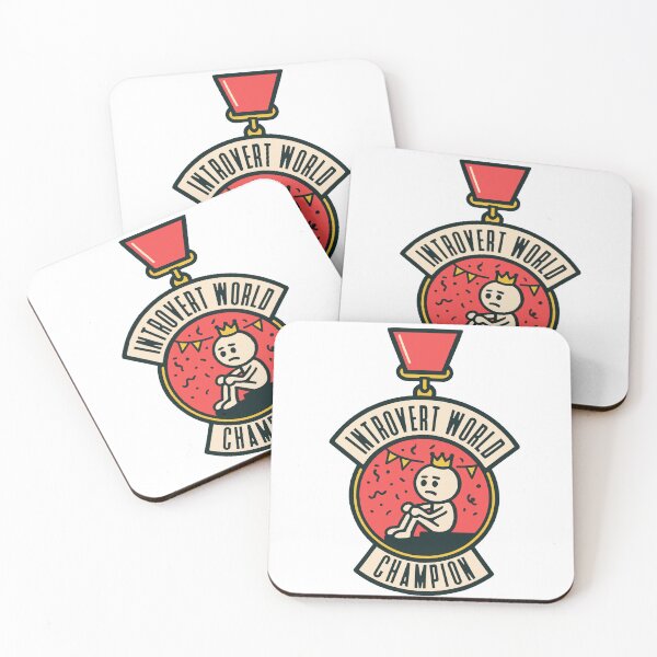Item preview, Introvert World Champion – Funny Social Anxiety Quote for Awkward Humans designed and sold by Dust Style.