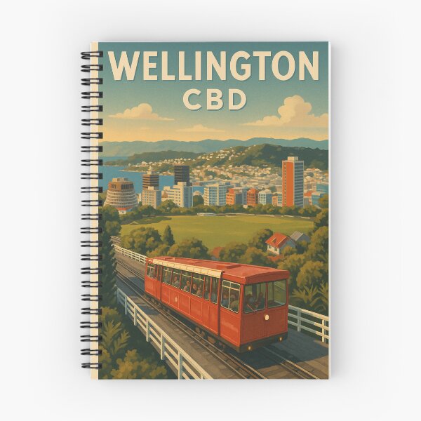 Item preview, Wellington Cable Car Overlooking Cityscape designed and sold by Aryabek.