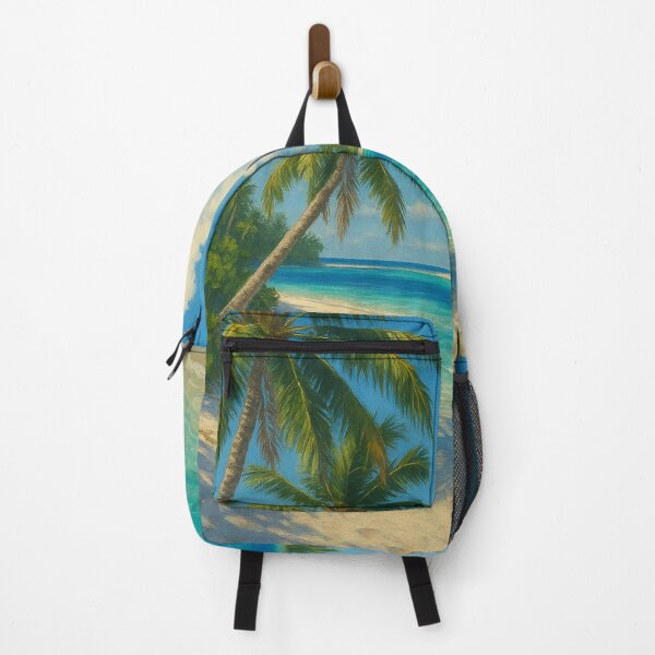 Item preview, Cook Islands Tropical Beach and Distant Islet designed and sold by Aryabek.