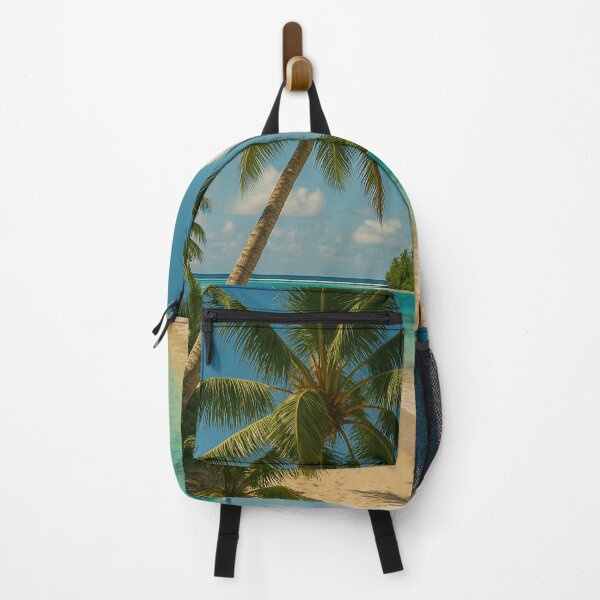 Item preview, Palm-Fringed Beach and Lagoon – Cook Islands designed and sold by Aryabek.