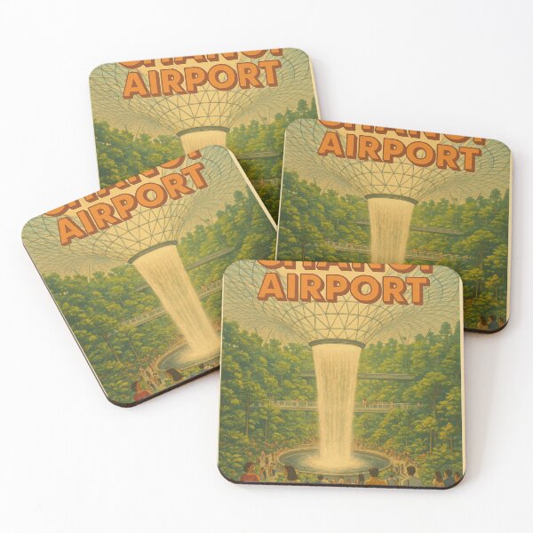 Item preview, Changi Airport Jewel Waterfall with Visitors designed and sold by Aryabek.