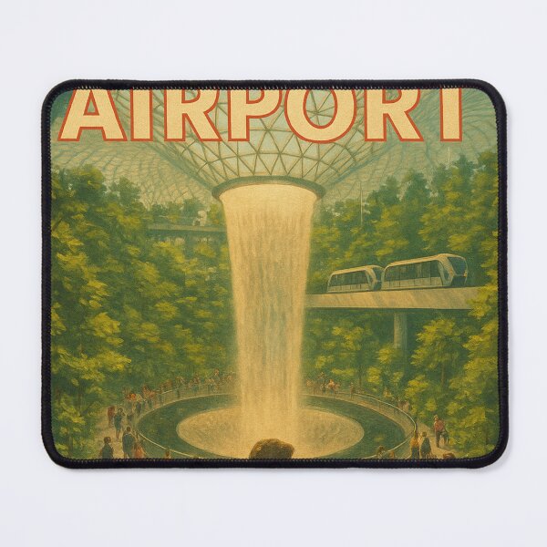 Item preview, Welcome to Changi Airport – Jewel Waterfall Scene designed and sold by Aryabek.