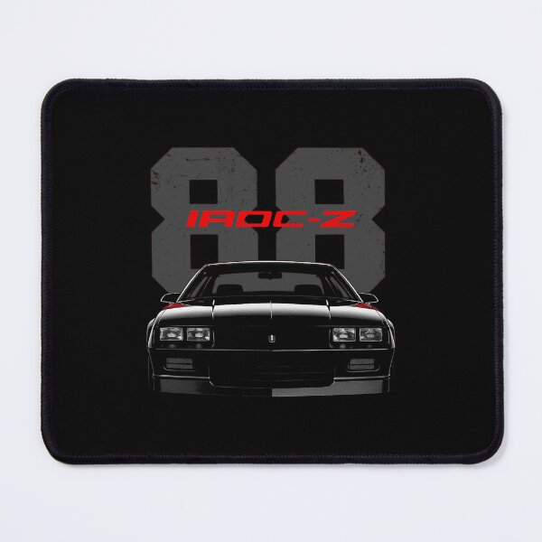 Item preview, 1988 Camaro IROC-Z Front View – Bold Black Muscle Car  designed and sold by TheArtOfCar.