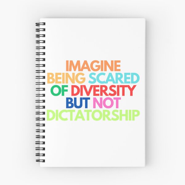Item preview, Imagine Being Scared Of Diversity But Not Dictatorship  designed and sold by CharmStudio.