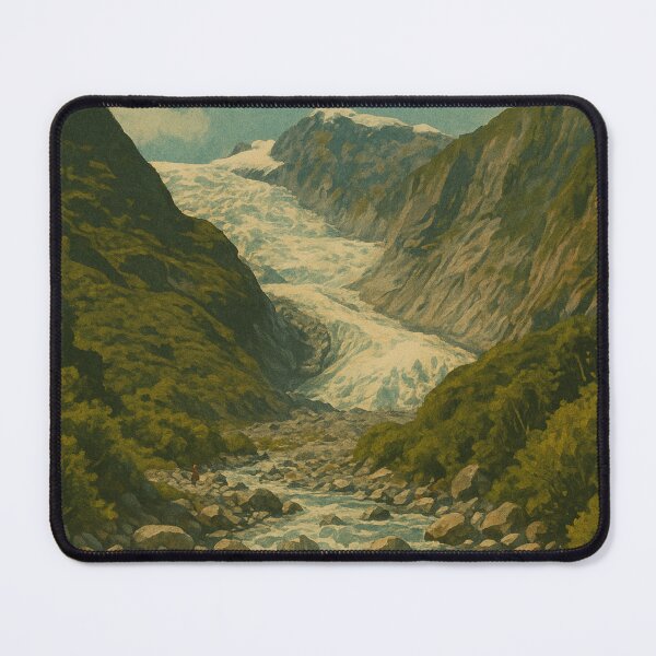 Item preview, Franz Josef Glacier Stream and Valley View designed and sold by Aryabek.