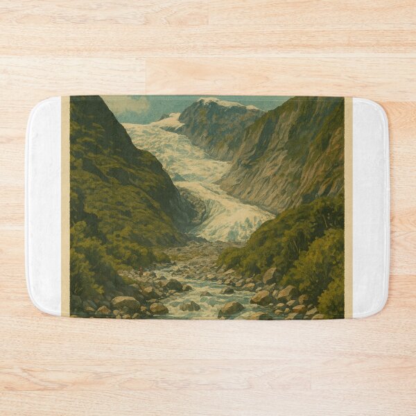 Item preview, Franz Josef Glacier Stream and Valley View designed and sold by Aryabek.