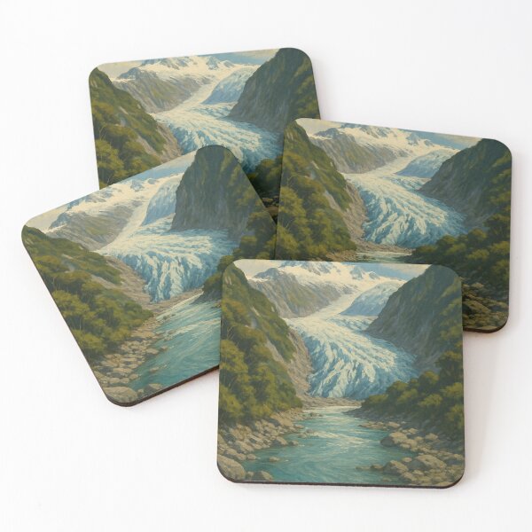 Item preview, Fox Glacier and Southern Alps Panorama designed and sold by Aryabek.