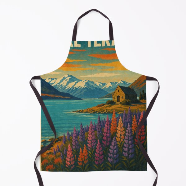 Item preview, Lupin Bloom at Lake Tekapo – Canterbury Landscape designed and sold by Aryabek.