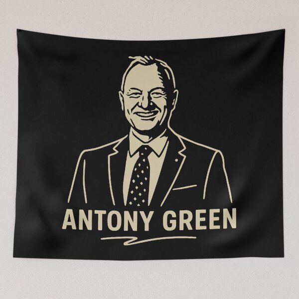 Item preview, Antony Green Classic Line Art Portrait designed and sold by zzz888.