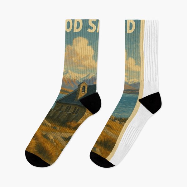 Item preview, Church of the Good Shepherd – Lake Tekapo and Alps designed and sold by Aryabek.