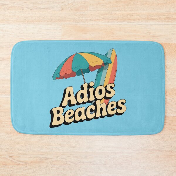 Item preview, Adios Beaches Funny Retro Summer Quote designed and sold by Jollys-ArtShop.