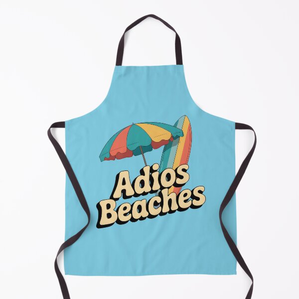 Item preview, Adios Beaches Funny Retro Summer Quote designed and sold by Jollys-ArtShop.