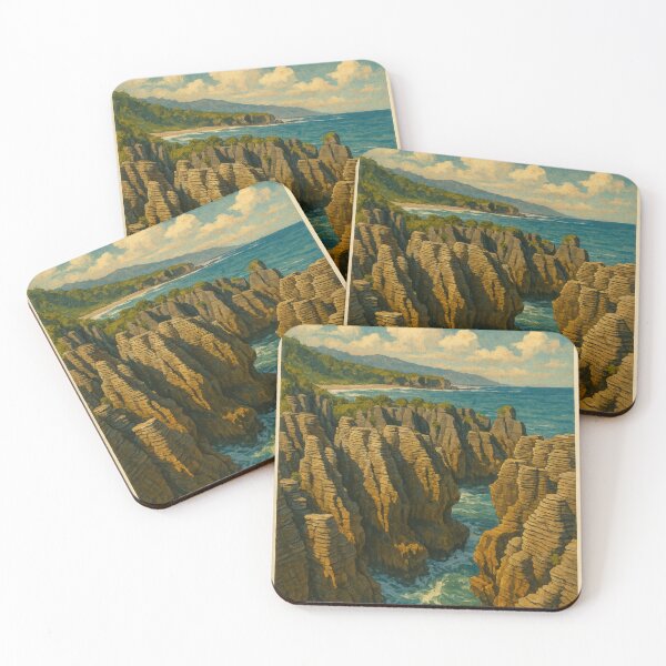 Item preview, Punakaiki Pancake Rocks – West Coast Wonder designed and sold by Aryabek.