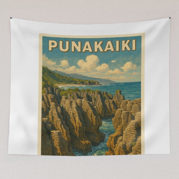 Item preview, Punakaiki Pancake Rocks – West Coast Wonder designed and sold by Aryabek.