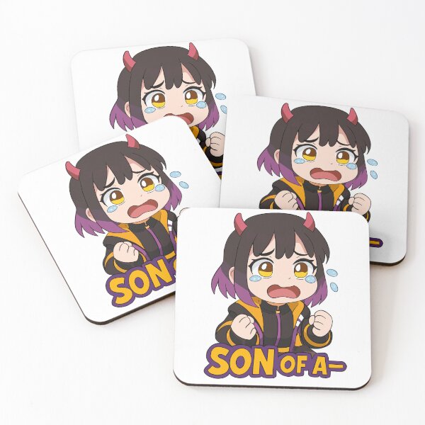 Item preview, Rainhoe Mario Party Style Sticker "SON OF A" designed and sold by Fresh Oshi Pressed.